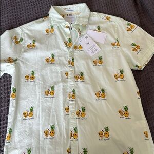 Pineapple and pizza shirt